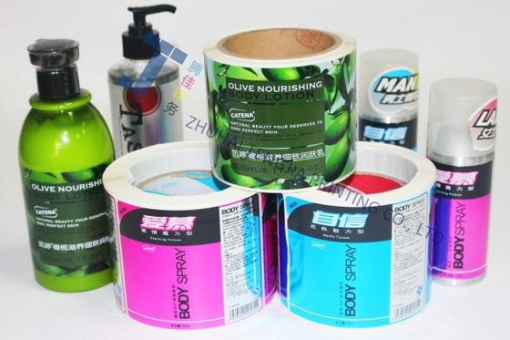 کیفیت  OEM Body Wash Labels Hand Wash Bottle Stickers Flexo Printing کارخانه