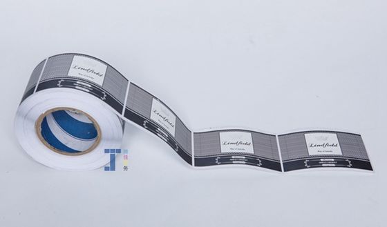 چاپ دیجیتال مستطیل گرد برچسب برچسب شراب ضد آب