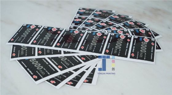 برچسب ضد تقلب سطح درخشان ضد دستکاری برچسب یخ زده