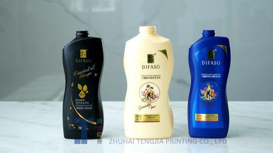 رنگ پانتون پوشش UV برچسب بطری آرایشی برای تزئینات مستطیل مربع