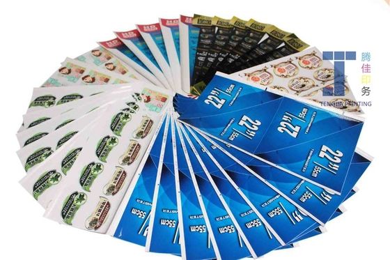 برچسب های محصولات الکترونیکی رنگی سفارشی برچسب های الکتریکی PET
