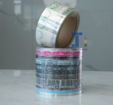 برچسب بطری عطر شفاف OEM ODM